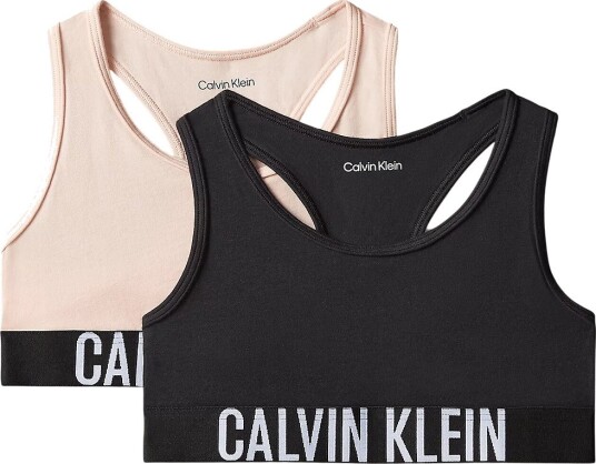 Calvin Klein Topper   2 pack   Svart/Spansk villa   Calvin Klein   8 10 år (128 140)   Undertøy Rosa