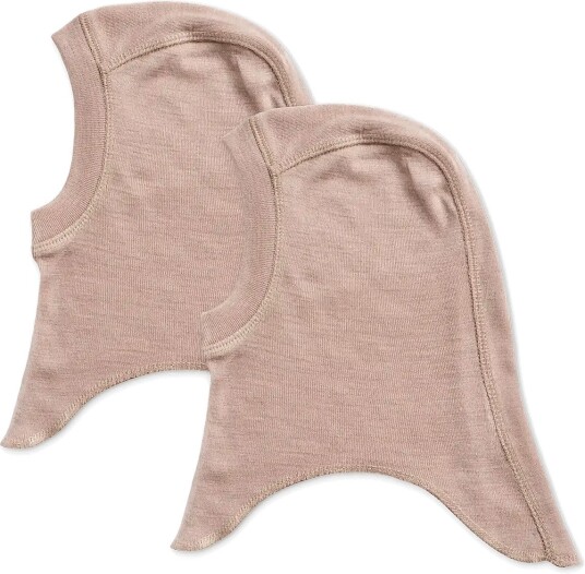 Wheat 2 Wool Balaclava Felix - DRY ROSE - 9-24M