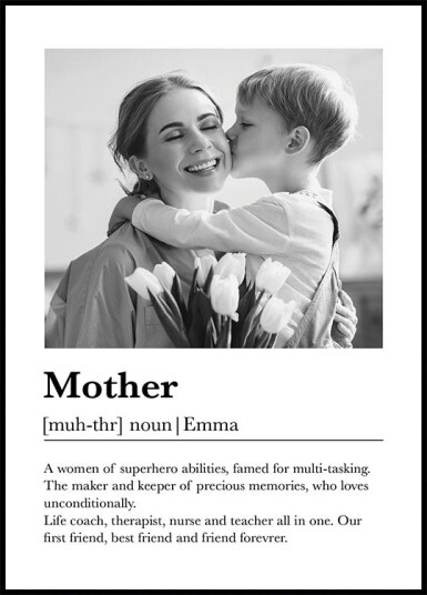 Personal print Mom Plakat Plakat / 40x50cm Personal print Mom Plakat Plakat / 40x50cm