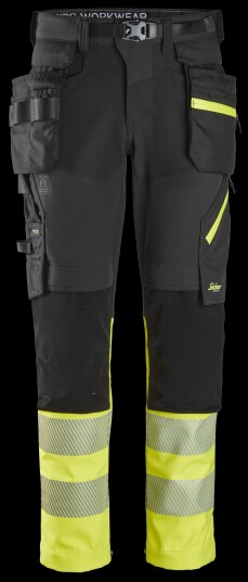 Snickers Workwear 6935 Midjebukse Gul Svart 148