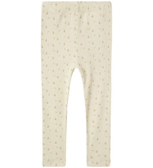 Lil"Atelier Turtledove Flower Gago Slim Leggings Noos 98