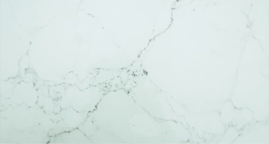 Bordplate hvit 120x65 cm 8 mm herdet glass med marmor design
