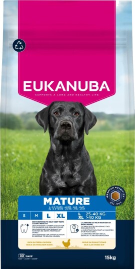 Eukanuba Mature Large Breed Tørrfôr Kylling