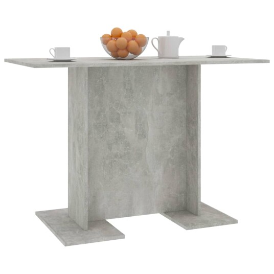  Spisebord betonggrå 110x60x75 cm konstruert tre 800247