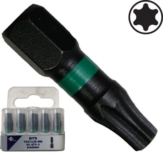 BATO 1/4" Bits Torsjon S4 slag Torx 25 x 25mm