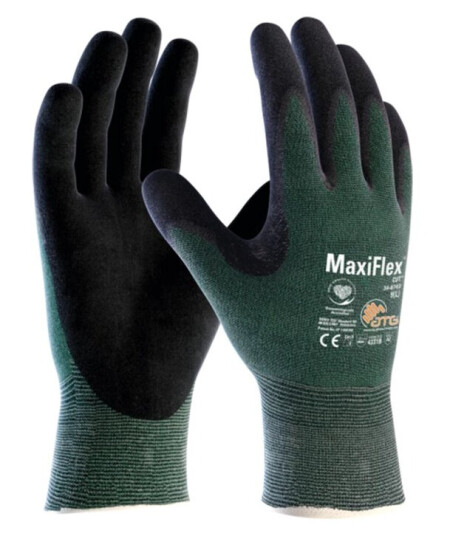 ATG Maxiflex Cut 3B hansker, 12 par ,SBG-1001306301 Mørk grønn 10