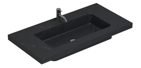 Dansani Calidris Unique Møbelservant 100,5x50,5 cm, Charcoal Soapstone