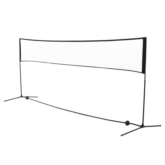 Badmintonnett VolleyballOg Tennisnett Bærbart 2 Høyder 94/158Cm Pe 400X60Cm