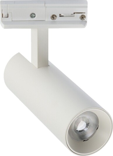 Ledlife 12W 1 fase dimbar RA90 skinnespot Hvit 1F3W Dimbar : Dimbar Farge på huset : Hvit Kulør : Varm Spredning : 38°