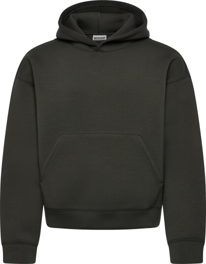 Weekday Simon Scuba Hoodie   Khaki green   L