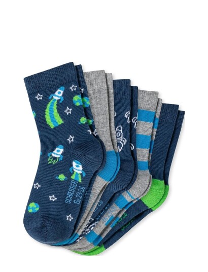 Schiesser Socks - Multi/patterned - 19-22 Schiesser Socks - Multi/patterned - 19-22