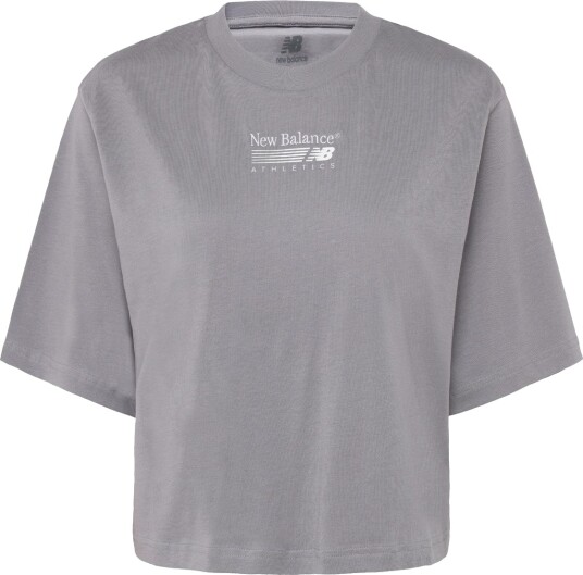 New Balance Trackside Relaxed T Shirt Grey S