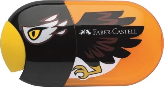 Faber-Castell Eagle, Manuell Blyantspisser, Oransje, Svart, 1 Stykker Faber-Castell Eagle, Manuell Blyantspisser, Oransje, Svart, 1 Stykker