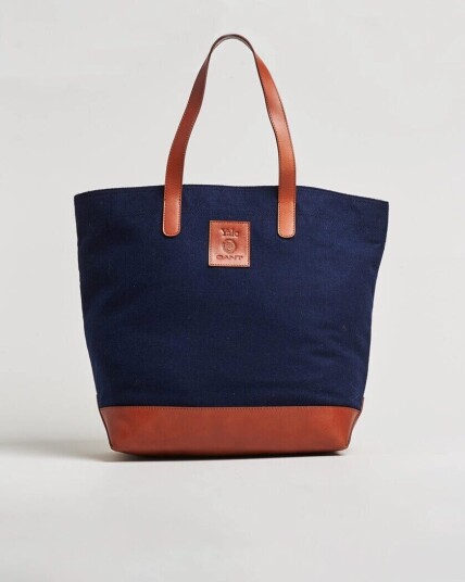Gant YALE Melton Tote Bag Marine