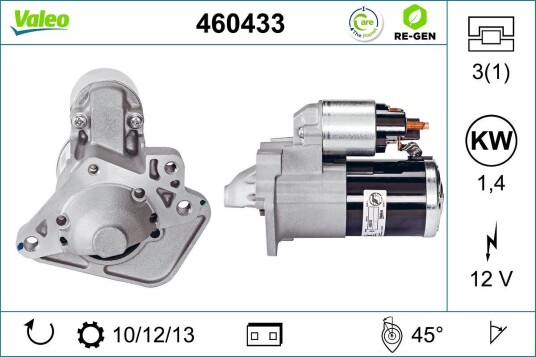 Starter VALEO 460433 Starter VALEO 460433