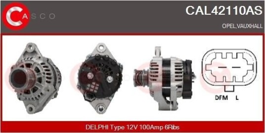 CASCO CAL42110AS Dynamo