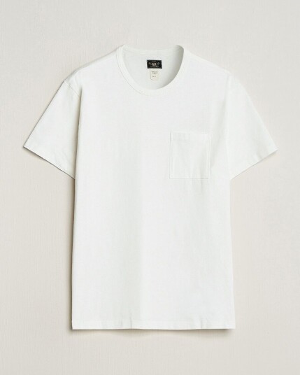 RRL 2 Packet Pocket Tee Warm White RRL 2 Packet Pocket Tee Warm White
