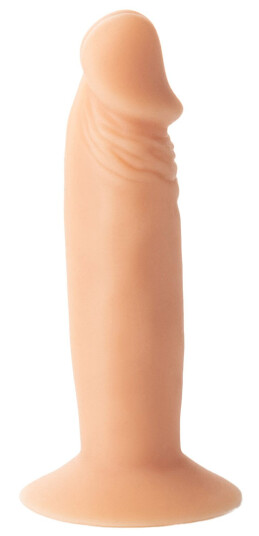 Willie City Luxe Realistisk Silikondildo med Sugekopp 15 cm - Beige - Beige