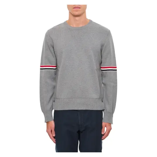 Thom Browne Herre Strikkevarer Grå XL, Thom Browne Herre Strikkevarer Grå XL,