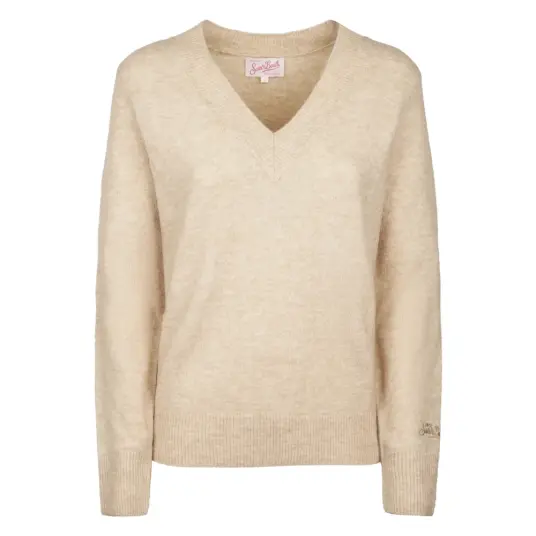 MC2 Saint Barth Dame Strikkevarer Beige M,