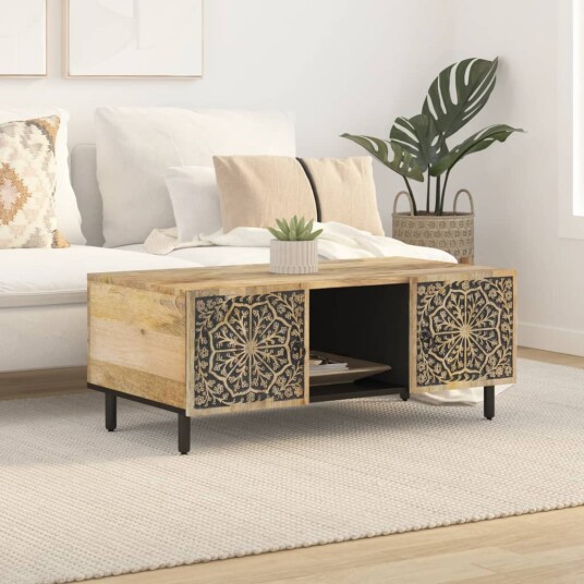 Salongbord 100x54x40 cm heltre mango 8721012107823 Salongbord 100x54x40 cm heltre mango 8721012107823