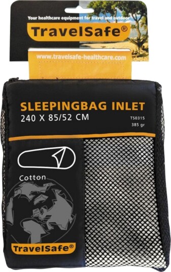 TravelSafe Bomull Sovepose innlegg, mumie Onesize