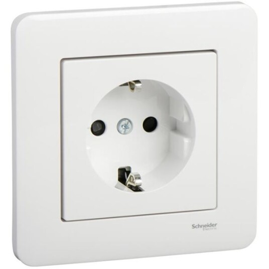 Schneider Electric Exxact Primo Stikkontakt jordet, 1-veis