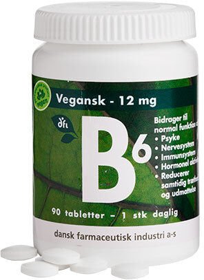 DFI B6 12 mg vegansk DFI B6 12 mg vegansk