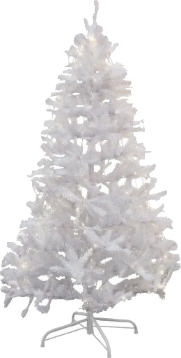 Sirius Snowy kunstig juletre med lys 210 cm