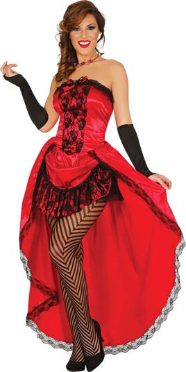 Fiestas Guirca Burlesque Kjole Drakt Large 84565