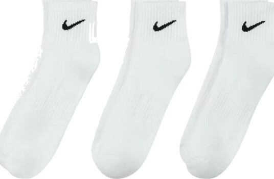 Nike Everyday Cushioned Training Sock White/Black S 34-38 Nike Everyday Cushioned Training Sock White/Black S 34-38