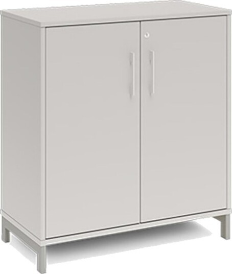 Kontorskab Dna, 800X890 Mm, Lys Grå/Alugrå 2A4/2A4 Kontorskab Dna, 800X890 Mm, Lys Grå/Alugrå 2A4/2A4
