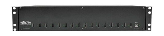 Tripp Lite 16-Port USB Charging Station with Syncing 230V 5V 40A (200W) USB Charger Output 2U Rack-Mount charging station - 16 x 4 pin USB Type A - 200 Watt