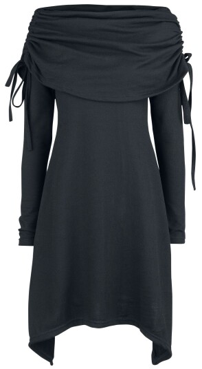 Vixxsin - Goth Strikket genser - Lyrik Top - S til 3XL - Damer - svart