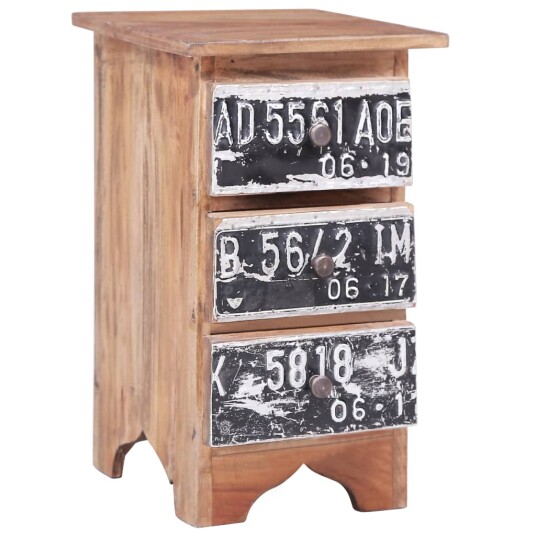  Nattbord 30x30x51 cm heltre mahogni 8719883684116