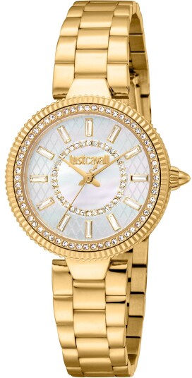 Just Cavalli Dameklokke JC1L308M0045 Glam Chic Flerfarget/Gulltonet
