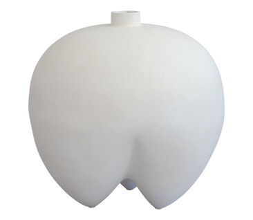 Sumo Vase Big Bone White