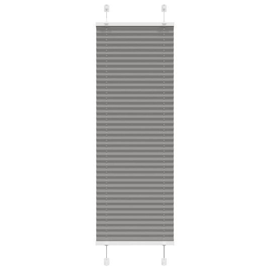 plisségardin antrasitt 50x150 cm Stoff Bredde 49,4 Polyester