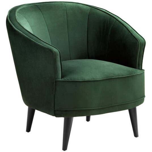 Vega VEGA Lenestol Garbo; 86x75x84 cm BxDxH; Sete Grangrønn Ramme Svart