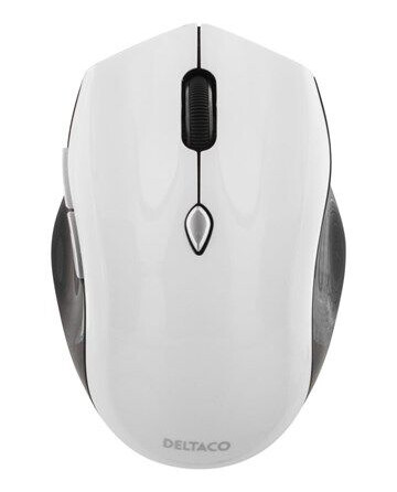 DELTACO Wireless Optical Mouse black/white - Mus - Optisk - 5 - Svart DELTACO Wireless Optical Mouse black/white - Mus - Optisk - 5 - Svart