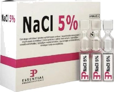 Essential NaCl 5% øyedråper sterile 20x0,45 ml