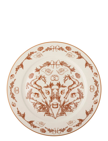 Bloomingville Beth Plate - Red - Ø 30.5 CM Bloomingville Beth Plate - Red - Ø 30.5 CM