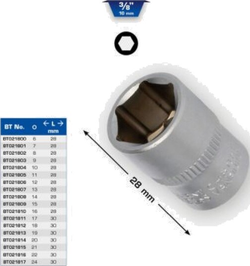 Brilliant Tools Ks Tools Bt021809 Topnøgle