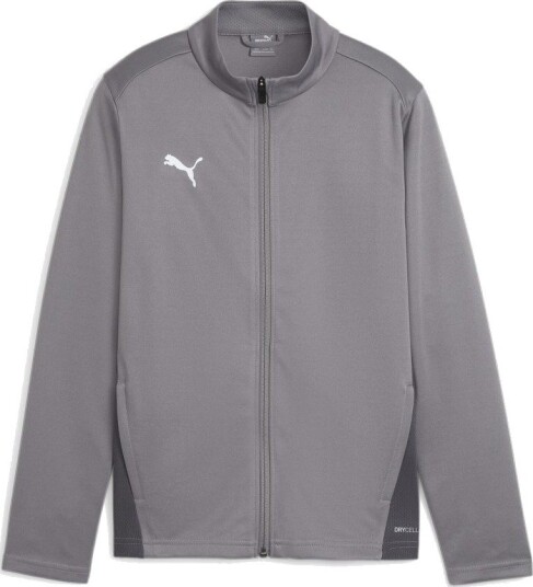 PUMA Treningsjakke teamGOAL Grå/PUMA White Barn størrelse 128 cm