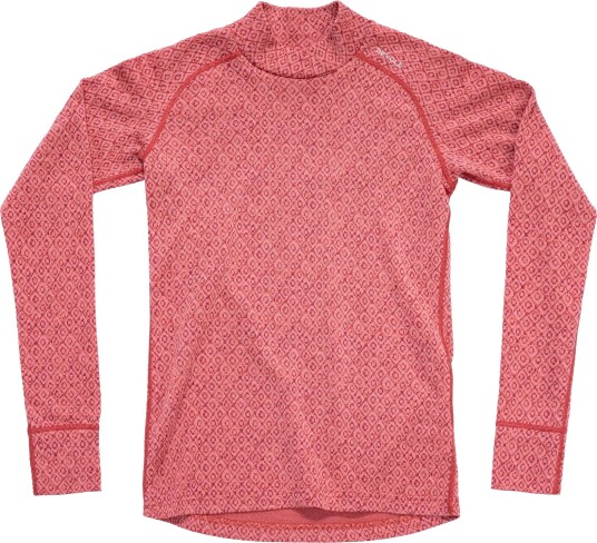 Devold Signature Silk 230 Cross Neck Ulltrøye Dame Aprikos XL Devold Signature Silk 230 Cross Neck Ulltrøye Dame Aprikos XL