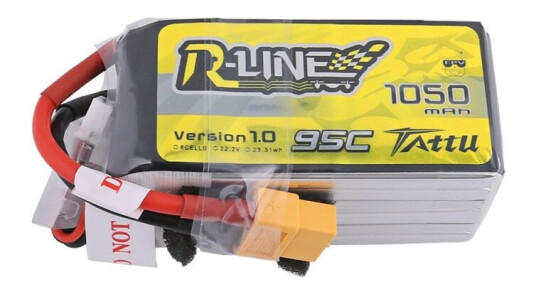 Gens 6s  1050mAh - 95C - Gens Ace Tattu R-Line XT60