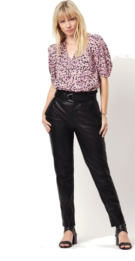 Dante6 D6Doja Puff Sleeve Top Pink XS