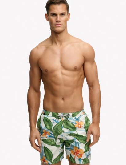Superdry Hawaiian Print 16 Swim Short   Multi/patterned   M
