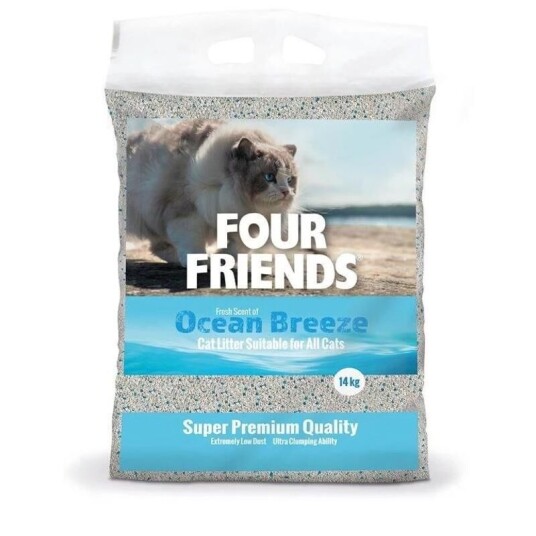 Four Friends Kattesand Ocean Breeze 14 kg