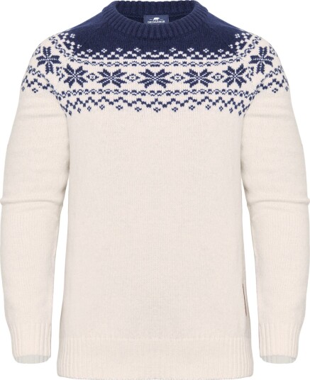 Gridarmor Women’s Snøkrystall Round Neck Ullgenser White/Dark Navy White/Dk. Navy L Gridarmor Women’s Snøkrystall Round Neck Ullgenser White/Dark Navy White/Dk. Navy L